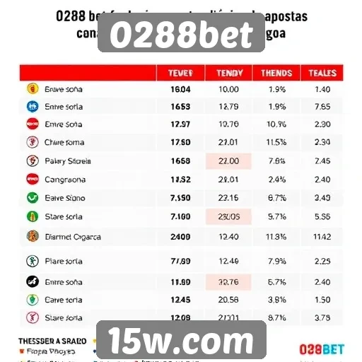 Tendências de apostas no 0288bet